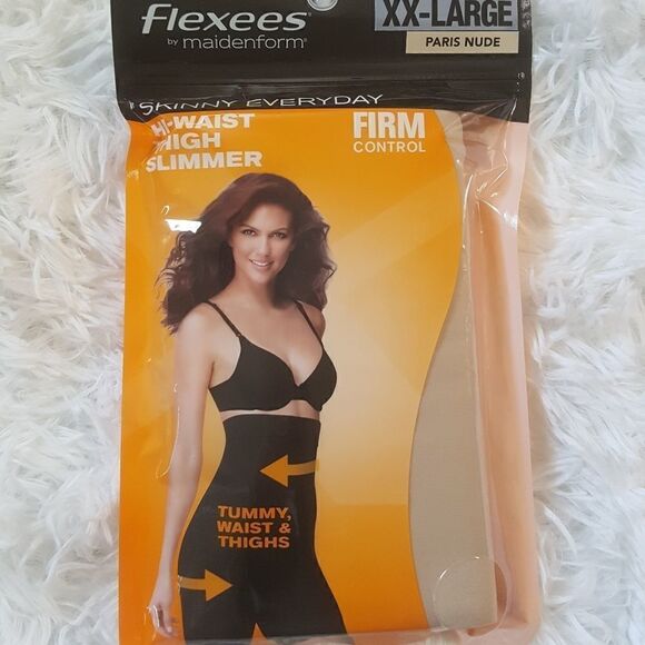 FLEXEES Hi Waist Thigh slimmer Shapewear NEW Womens Size XXL - Picture 1 of 4